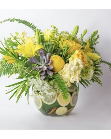 Granbury Flowers & Gifts - Lemon Fresh Flower Arrangement