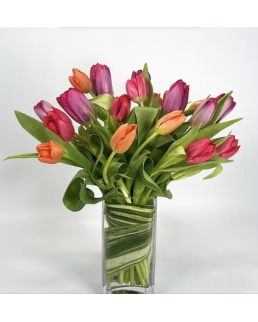 Granbury Flowers & Gifts - Twisted Tulip Flower Arrangement