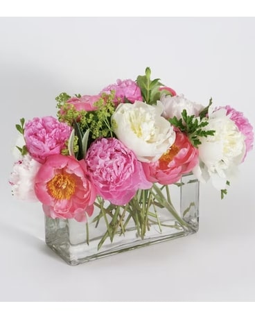 Granbury Flowers & Gifts - Perfect Peony Combination Flower Arrangement